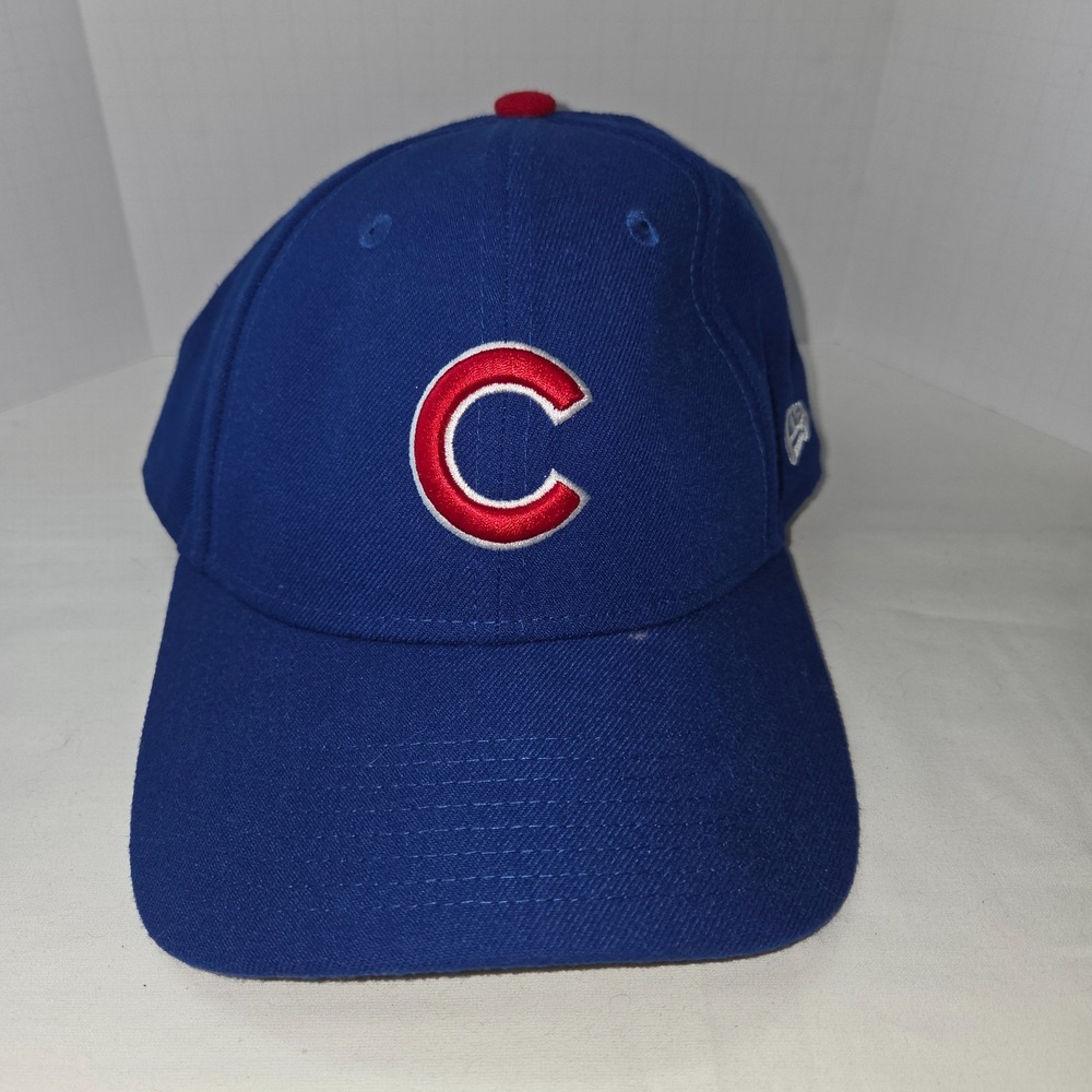 MLB Chicago Cubs Adjustable Baseball Hat Royal Blue Logo New Era